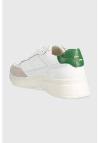 Filling Pieces sneakersy skórzane Jet Runner kolor biały 17127361901. Nosek buta: okrągły. Zapięcie: sznurówki. Kolor: biały. Materiał: skóra #5