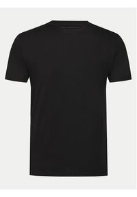 Karl Lagerfeld - KARL LAGERFELD T-Shirt 755021 552224 Czarny Regular Fit. Typ kołnierza: dekolt w karo. Kolor: czarny. Materiał: bawełna #8