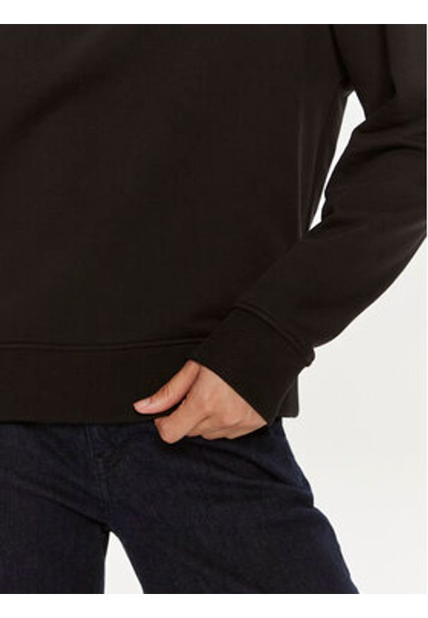 Calvin Klein Bluza Hero Logo K20K205449 Czarny Regular Fit. Kolor: czarny. Materiał: bawełna