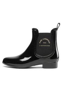 Karl Lagerfeld - KARL LAGERFELD Kalosze KL94770 Czarny. Kolor: czarny. Materiał: syntetyk #4