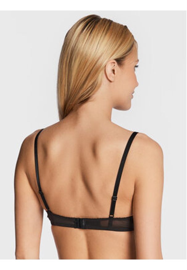 Wonderbra Biustonosz push-up WB000AQ9 Czarny. Kolor: czarny. Materiał: syntetyk. Rodzaj stanika: push-up