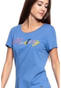 Mustang - MUSTANG T SHIRT DAMSKI Alina C Print 1009824 5158. Wzór: nadruk #6