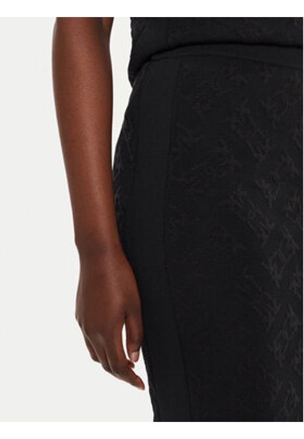 Pinko - PINKO Spódnica ołówkowa Gonna 103973 A21T Czarny Slim Fit. Kolor: czarny. Materiał: syntetyk