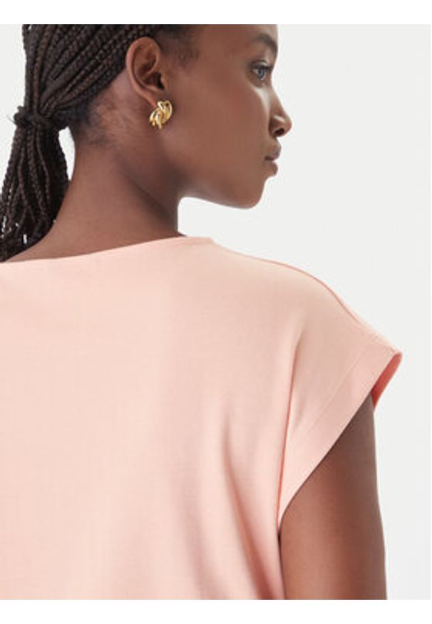 Marciano Guess T-Shirt G6GI04 K3505 Pomarańczowy Regular Fit. Kolor: pomarańczowy. Materiał: bawełna