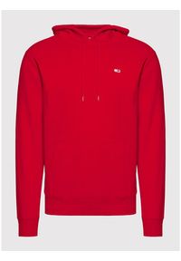 Tommy Jeans Bluza Tjm Fleece DM0DM09593 Czerwony Regular Fit. Kolor: czerwony. Materiał: syntetyk