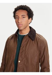 Barbour Kurtka przejściowa Ashby MWX0339BR31 Brązowy Regular Fit. Kolor: brązowy. Materiał: bawełna
