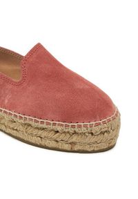 Manebi Espadryle Hamptons Double Sole Espadrilles R 7.0 D0 Różowy. Kolor: różowy. Materiał: zamsz, skóra