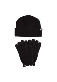 Adidas - Zestaw Glove + Beanie. Kolor: biały, wielokolorowy, czarny