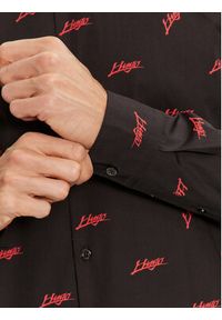 Hugo Koszula Ermo 50527426 Czarny Slim Fit. Kolor: czarny. Materiał: bawełna #3