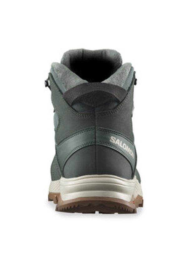 salomon - Salomon Trekkingi Outchill Thinsulate™ Waterproof L47328100 Zielony. Kolor: zielony. Materiał: skóra. Technologia: Thinsulate. Sport: turystyka piesza