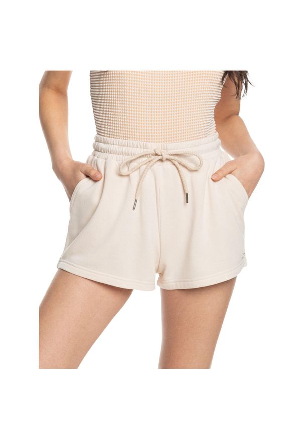 Spodenki turystyczne damskie Roxy Surfing By Moonlight. Kolor: beżowy. Materiał: poliester, elastan. Sport: turystyka piesza