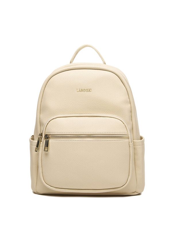 Lasocki Plecak CEO-LSK-L-015-09 Écru. Materiał: materiał