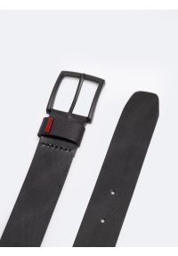 Big-Star - Pasek męski skórzany czarny Piros 906. Kolor: czarny. Materiał: skóra. Wzór: jednolity. Styl: elegancki, klasyczny #2