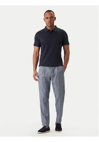 JOOP! Polo Jorge 30101934 Granatowy Slim Fit. Typ kołnierza: polo. Kolor: niebieski. Materiał: bawełna #5