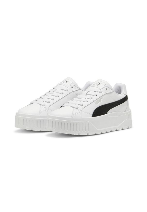 Buty do chodzenia damskie Puma Karmen Ii. Kolor: biały, wielokolorowy, czarny, szary. Materiał: materiał, syntetyk. Obcas: na platformie. Sport: turystyka piesza