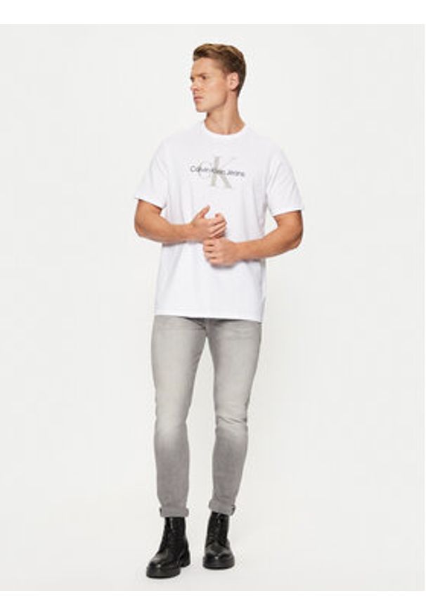 Calvin Klein Jeans Jeansy J30J326562 Szary Slim Fit. Kolor: szary