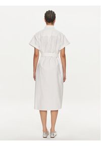 Polo Ralph Lauren Sukienka koszulowa 211935153001 Biały Regular Fit. Typ kołnierza: polo. Kolor: biały. Materiał: bawełna. Typ sukienki: koszulowe #2