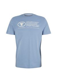 Tom Tailor T-Shirt 1035611 Błękitny Regular Fit. Kolor: niebieski. Materiał: bawełna #6