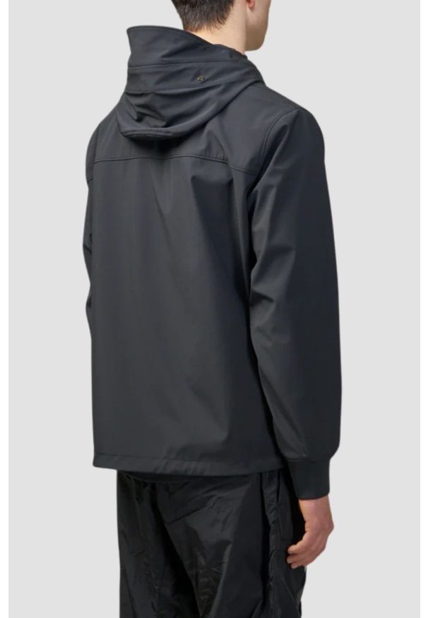 C.P. Company - C.P. COMPANY Czarna męska kurtka wiatrówka Outerwear. Kolor: czarny