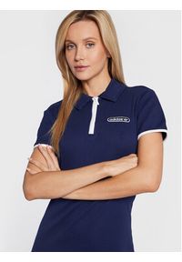 Adidas - adidas Sukienka codzienna Polo HL6579 Granatowy Regular Fit. Okazja: na co dzień. Typ kołnierza: polo. Kolor: niebieski. Materiał: bawełna. Typ sukienki: proste. Styl: casual