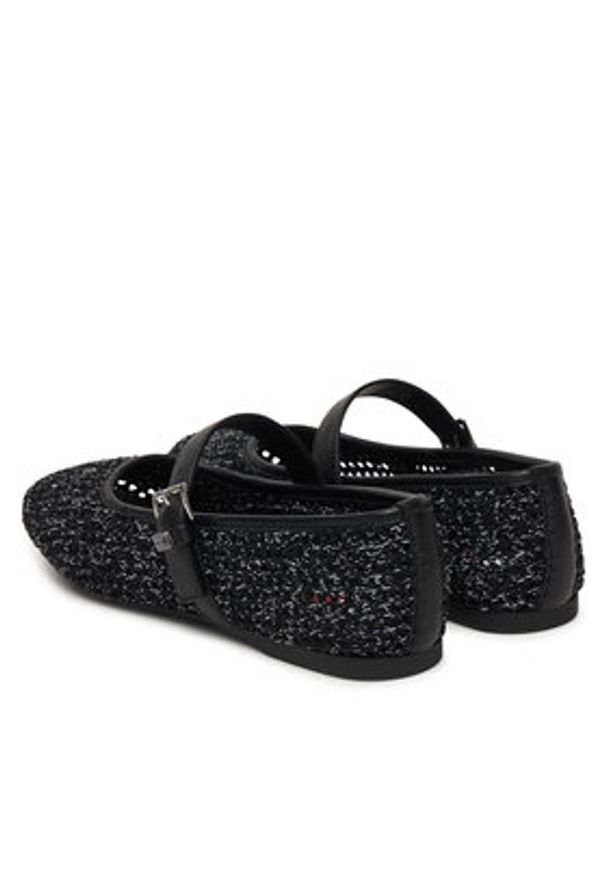 Tommy Jeans Baleriny Tjw Knitted Ballerina EN0EN03030 Czarny. Kolor: czarny. Materiał: materiał