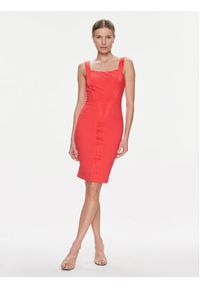 Marciano Guess Sukienka koktajlowa 4RGK13 6869Z Czerwony Slim Fit. Kolor: czerwony. Materiał: syntetyk. Styl: wizytowy #4