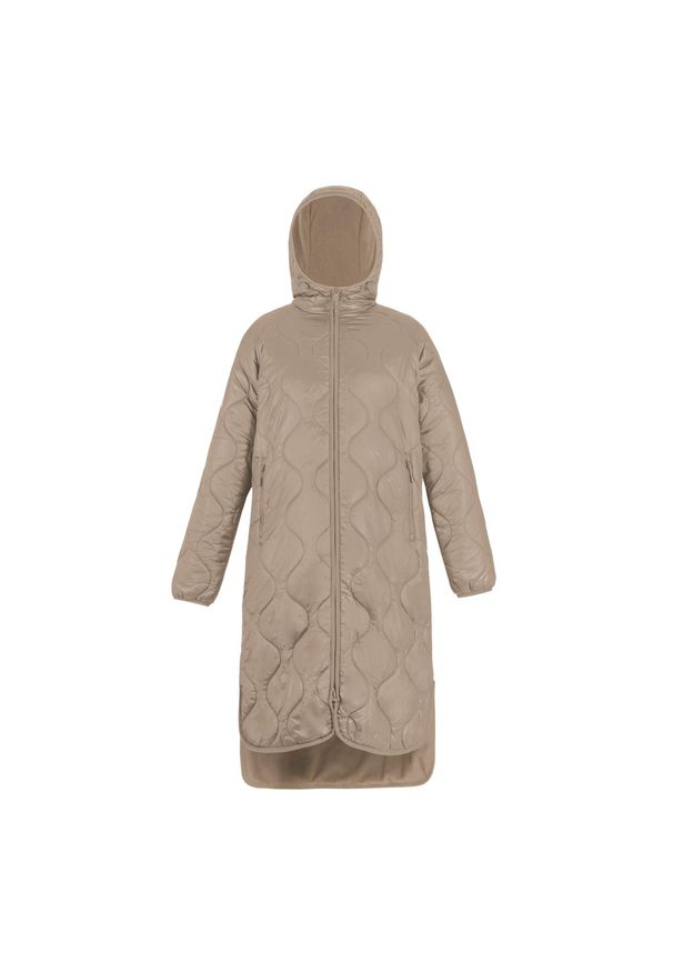 Regatta - Pikowana Kurtka Damska Triea. Kolor: beżowy. Sport: turystyka piesza