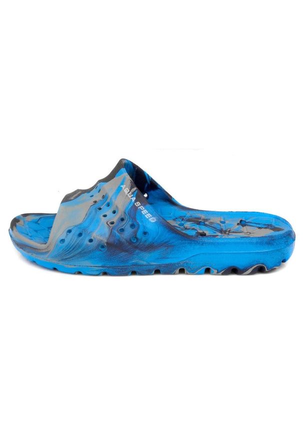 Klapki basenowe dla dzieci Aqua Speed Patmos. Kolor: niebieski. Styl: sportowy