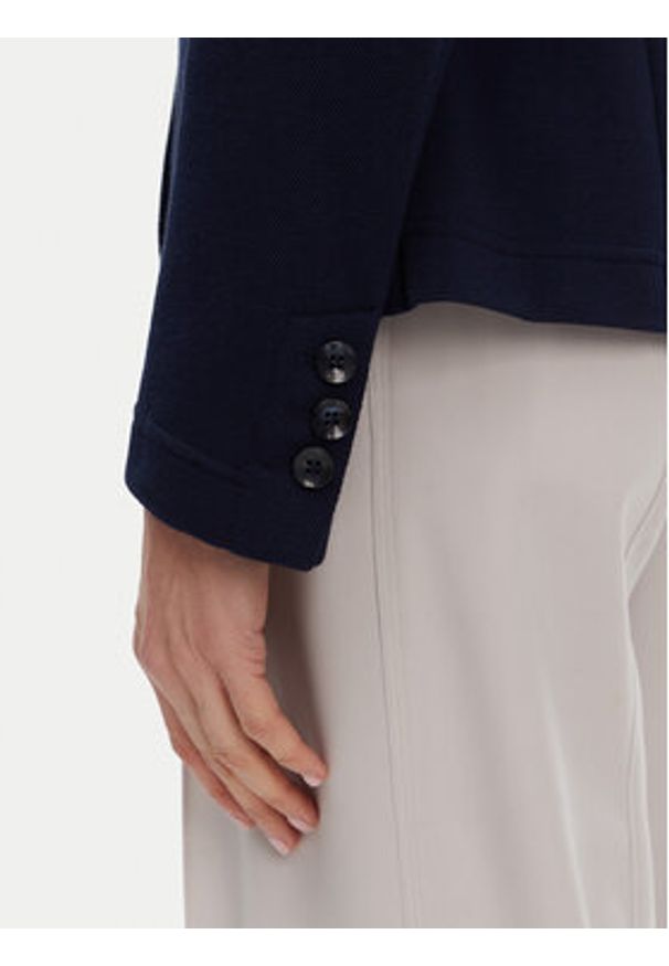 Olsen Marynarka 15001367 Granatowy Regular Fit. Kolor: niebieski. Materiał: syntetyk