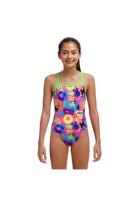 FUNKITA - Strój kąpielowy dziewiczęcy Funkita Lotsa Pop Single Strap. Kolor: różowy #1