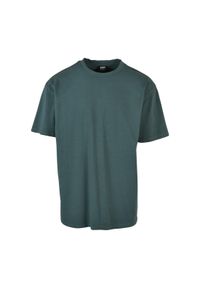 Koszulka oversize Urban Classics Heavy Garment Dye. Kolor: zielony #1