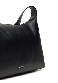 Calvin Klein Torebka Hardware Strap Medium Crossbody K60K613028 Czarny. Kolor: czarny. Materiał: skórzane #3