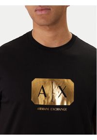 Armani Exchange T-Shirt XM002826 AF12308 UC001 Czarny Regular Fit. Kolor: czarny. Materiał: bawełna #4