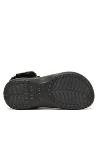 Crocs Klapki Classic Platform Fuzz Lined Clog 212854 Czarny. Kolor: czarny. Obcas: na platformie #6