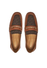 MICHAEL Michael Kors Mokasyny Lena Loafer 40S5LEFP2B Brązowy. Kolor: brązowy. Materiał: skóra #5