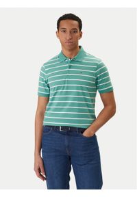 Tommy Jeans Polo DM0DM22708 Zielony Regular Fit. Typ kołnierza: polo. Kolor: zielony. Materiał: bawełna #1