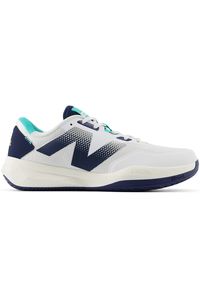 Buty męskie New Balance MCH796D4 – białe. Kolor: biały. Materiał: materiał, guma. Szerokość cholewki: normalna. Sport: tenis, fitness, bieganie