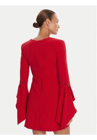Rinascimento Sukienka koktajlowa CFC0126187003 Czerwony Slim Fit. Kolor: czerwony. Materiał: syntetyk. Styl: wizytowy #2