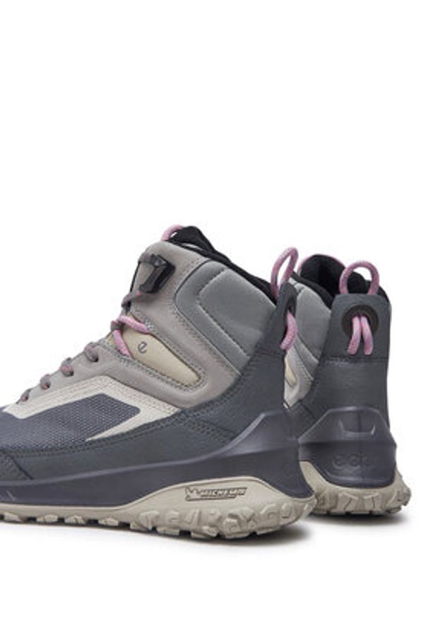 ecco - ECCO Trekkingi Ult-Trn W 82431360995 Szary. Kolor: szary. Materiał: nubuk, skóra