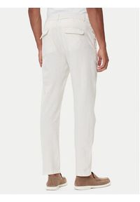 Lindbergh Spodnie materiałowe 30-008003 Biały Tapered Fit. Kolor: biały. Materiał: bawełna #5