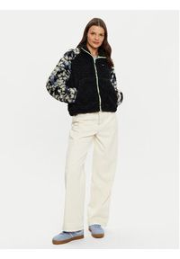 Roxy Polar Waves Of Warmth ERJPF03186 Czarny Loose Fit. Kolor: czarny. Materiał: syntetyk #4