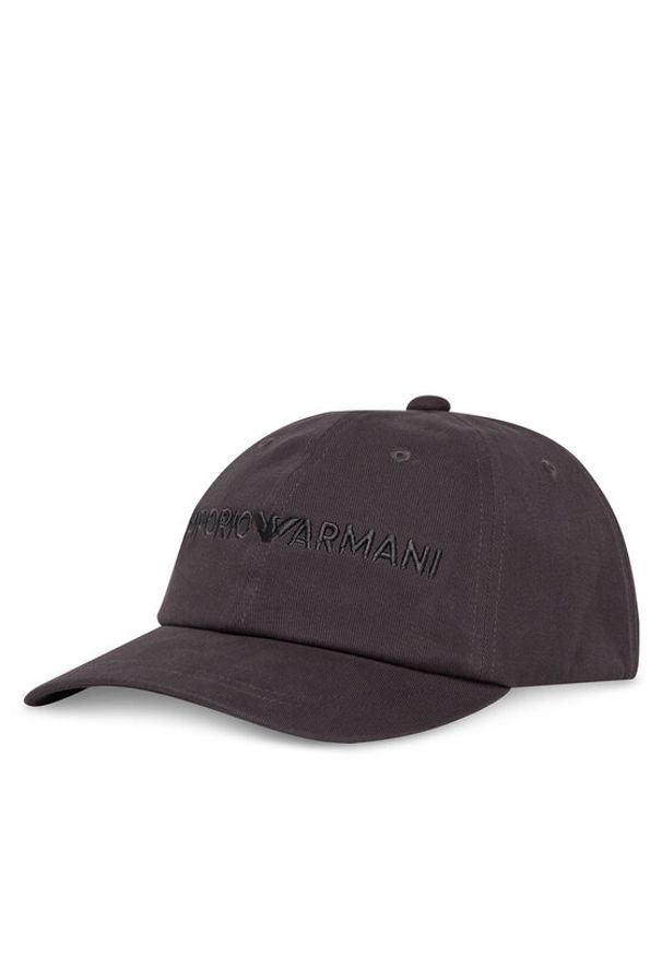 Emporio Armani Czapka z daszkiem EM001319 AF14032 U8168 Czarny. Kolor: czarny. Materiał: materiał, bawełna