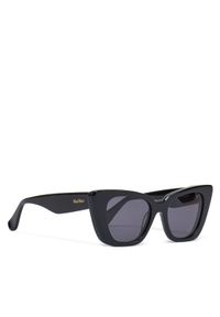 Max Mara Okulary przeciwsłoneczne MM0099 01A Czarny. Kolor: czarny