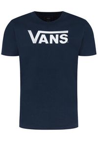 Vans T-Shirt Classic VN000GGGNAV1 Granatowy Classic Fit. Kolor: niebieski. Materiał: bawełna #3