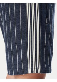 Adidas - adidas Szorty sportowe Pinstripes Shorts KR9706 Granatowy Regular Fit. Kolor: niebieski. Materiał: bawełna. Styl: sportowy #2