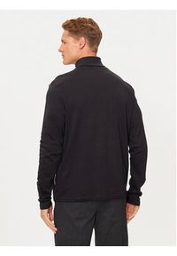 Hechter Paris Golf 75001 142905 Czarny Regular Fit. Typ kołnierza: golf. Kolor: czarny. Materiał: bawełna