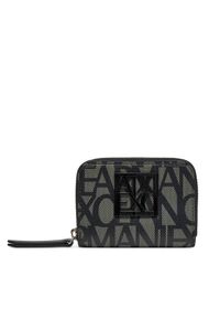 Armani Exchange Mały Portfel Damski XW001608 AF15324 M2008 Czarny. Kolor: czarny. Materiał: skóra