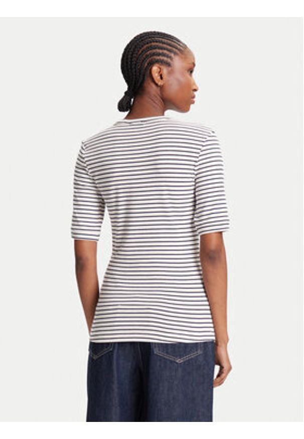 Calvin Klein T-Shirt LV044B232G Granatowy Regular Fit. Kolor: niebieski. Materiał: bawełna