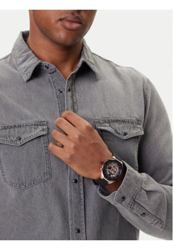 Maserati Zegarek Stile R8871642003 Czarny. Kolor: czarny