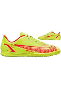 Buty piłkarskie dziecięce Nike Vapor 14 Club IC CV0826-760. Kolor: żółty. Sport: piłka nożna
